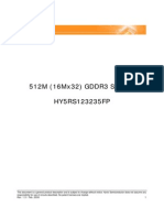 512M GDDR3 SDRAM HY5RS123235FP Product Description