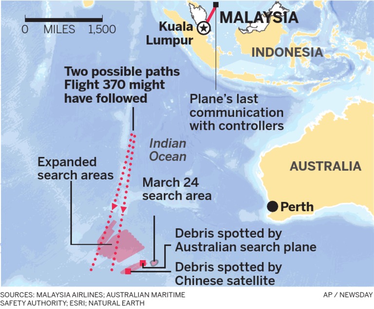Flight 370 Search Area Analysis | PDF
