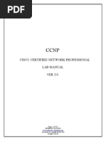 21040184 Complete Lab Manual for CCNP