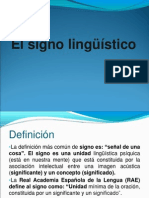 El Signo Linguistico