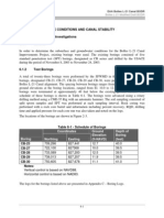 Subsurface Conditions and Canal Stability Bolles