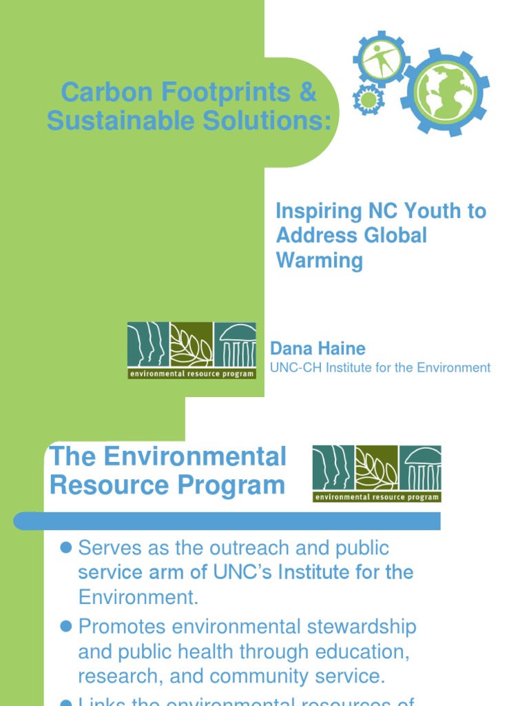 Carbon Footprints Sustainable Solutions | PDF | Carbon Footprint ...