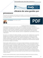 Descubra a eficácia de uma gestão por processos - Artigos - Negócios - Administradores