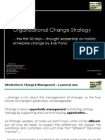 Change Strategy the First 30 Days by Bob Panic www.rockstarconsultinggroup
