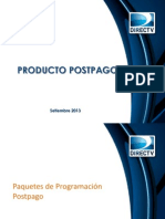 Presentación Postpago, paquetes, tarifa de conexión