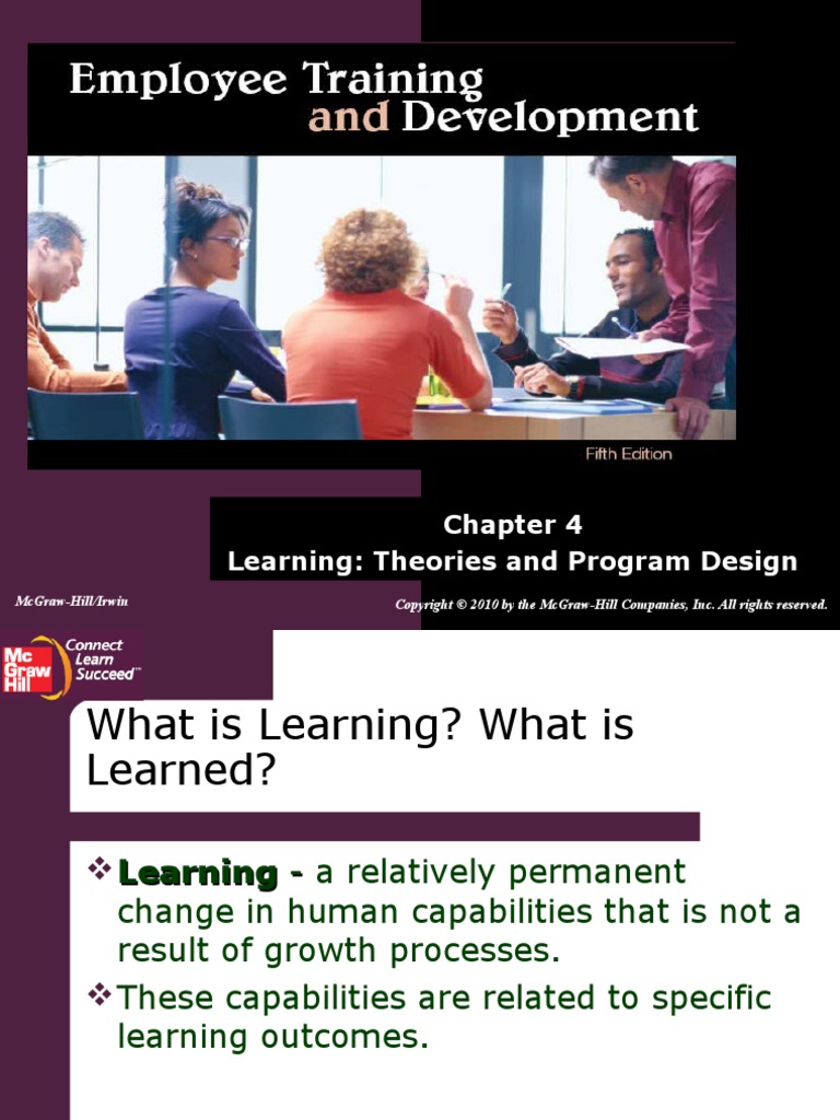 Learning Theories and Program Design | PDF | Learning Theory (Education ...