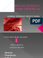 Maniobras de Leopold y Definiciones Obstetricas