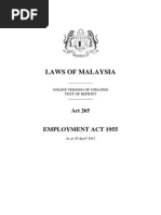 Act 265 - Employment Act 1955