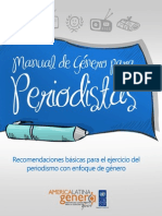 Manual de Genero Para Periodistas