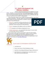 SAP R/3: ABAP/4 Development Code Efficiency Guidelines