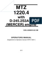 OM 1220.4 Supplement To User Manual English