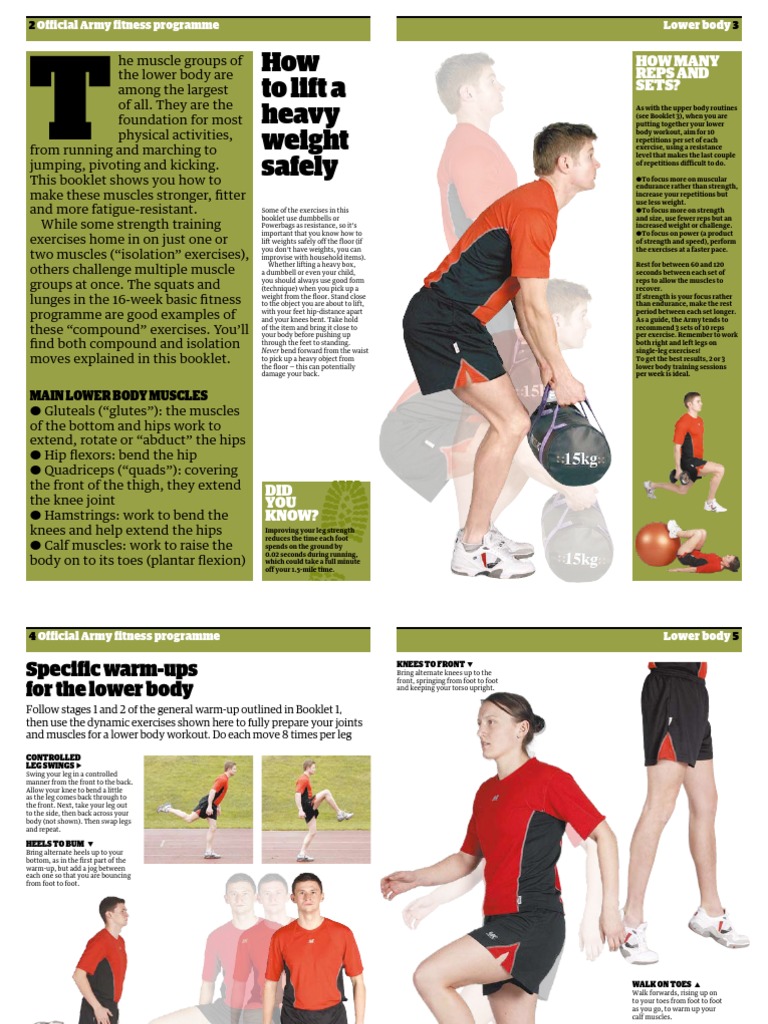 BA Basic Fitness Part 4 | PDF | Strength Training | Human Leg