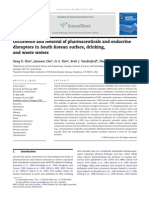 Occurrence and Removal of Pharmaceuticals and Endocrine Disrupter