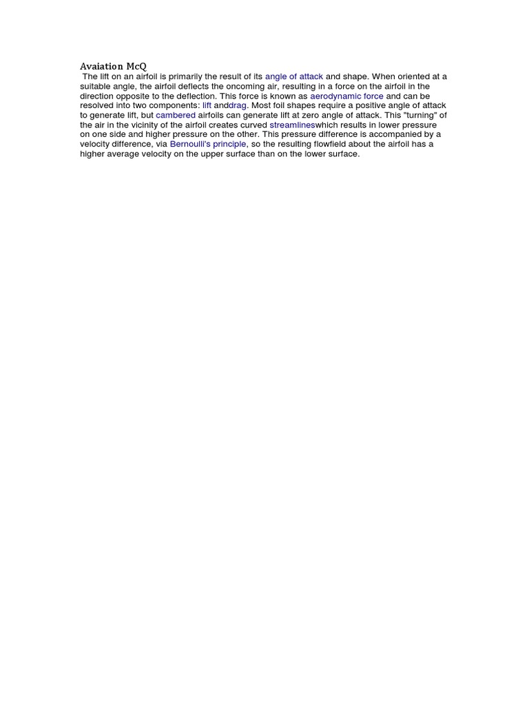 Understanding Airfoil Lift Mechanics | PDF