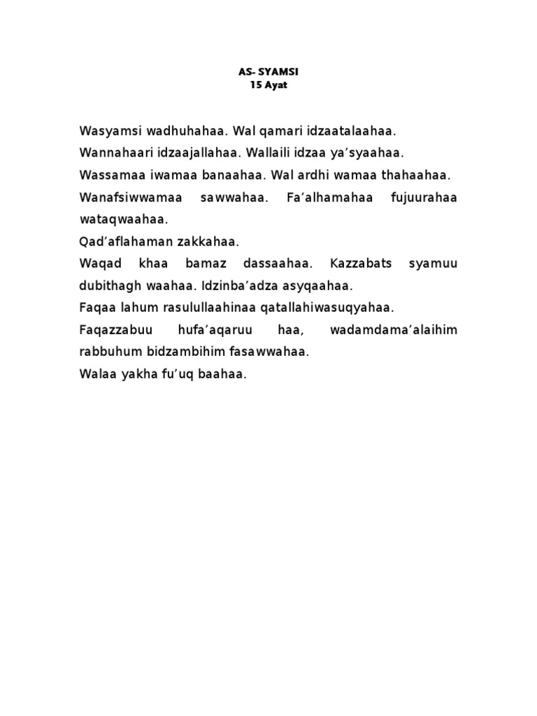Download 68+ Contoh Surat Surat Wasyamsi Terbaik Dan Terbaru