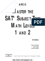 Master the SAT Subject Test-Math Level 1 and 2