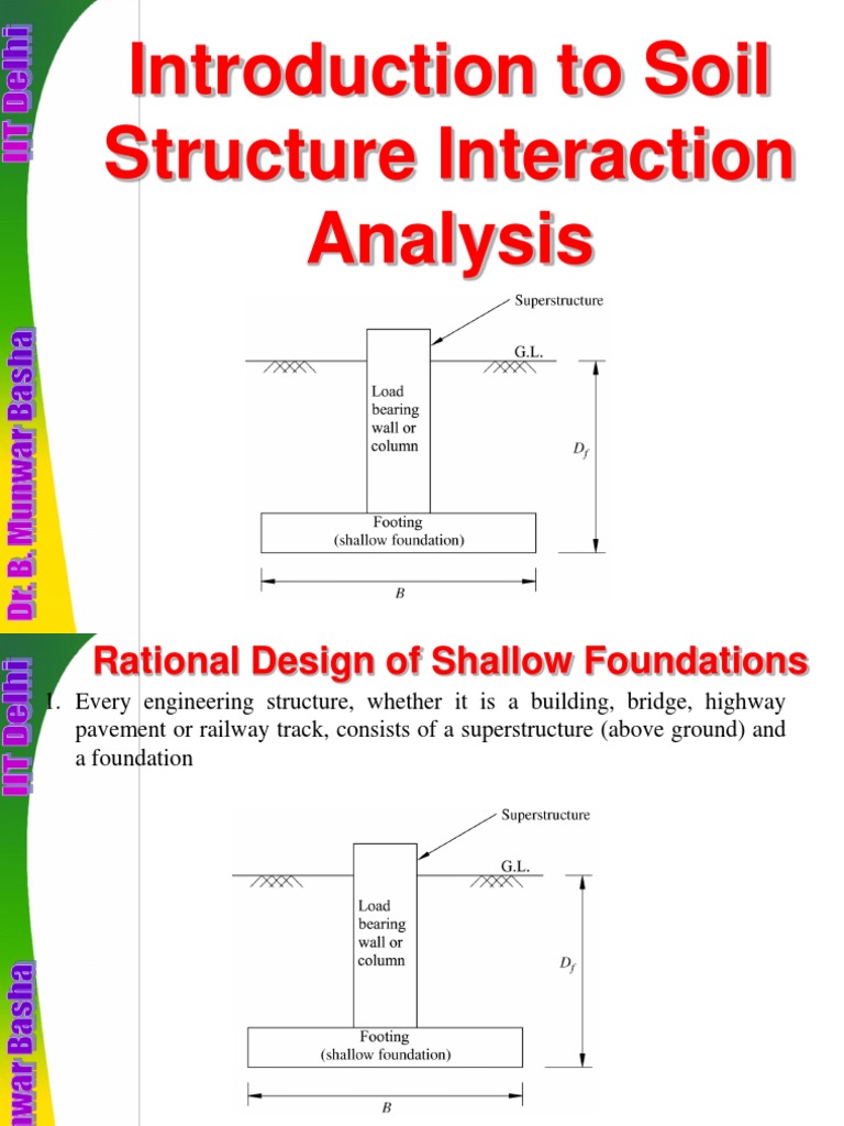 Basha Soil Structure Interaction Introduction | PDF | Teaching Methods ...