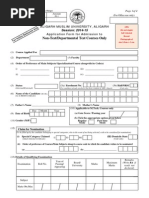 Non-Test/Departmental Test Courses Only