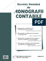 Pagini Din Revista Romana de Monografii Contabile