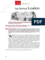 Discipling Spiritual Leaders Mar 8-14