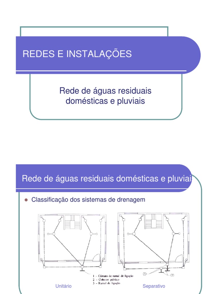 6 - Esgotos Domesticos e Pluviais | PDF | Águas residuais | Chuva