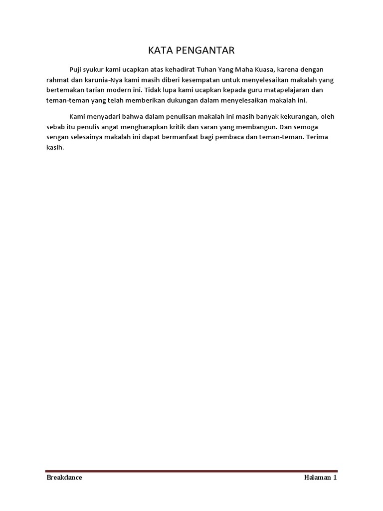 Breakdance | PDF | Ilmu Sosial