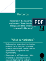 Kerberos protocol for secure authentication in networks