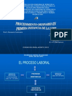 El Proceso Laboral Esquema