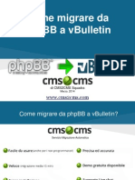 Come Migrare Da PHPBB A Vbulletin