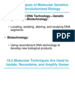 19.1 Techniques of Molecular Genetics Have Revolutionized Biology