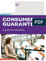 Consumer Guarantees A Guide For Consumers