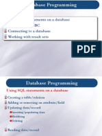 Database Programming - Lecture