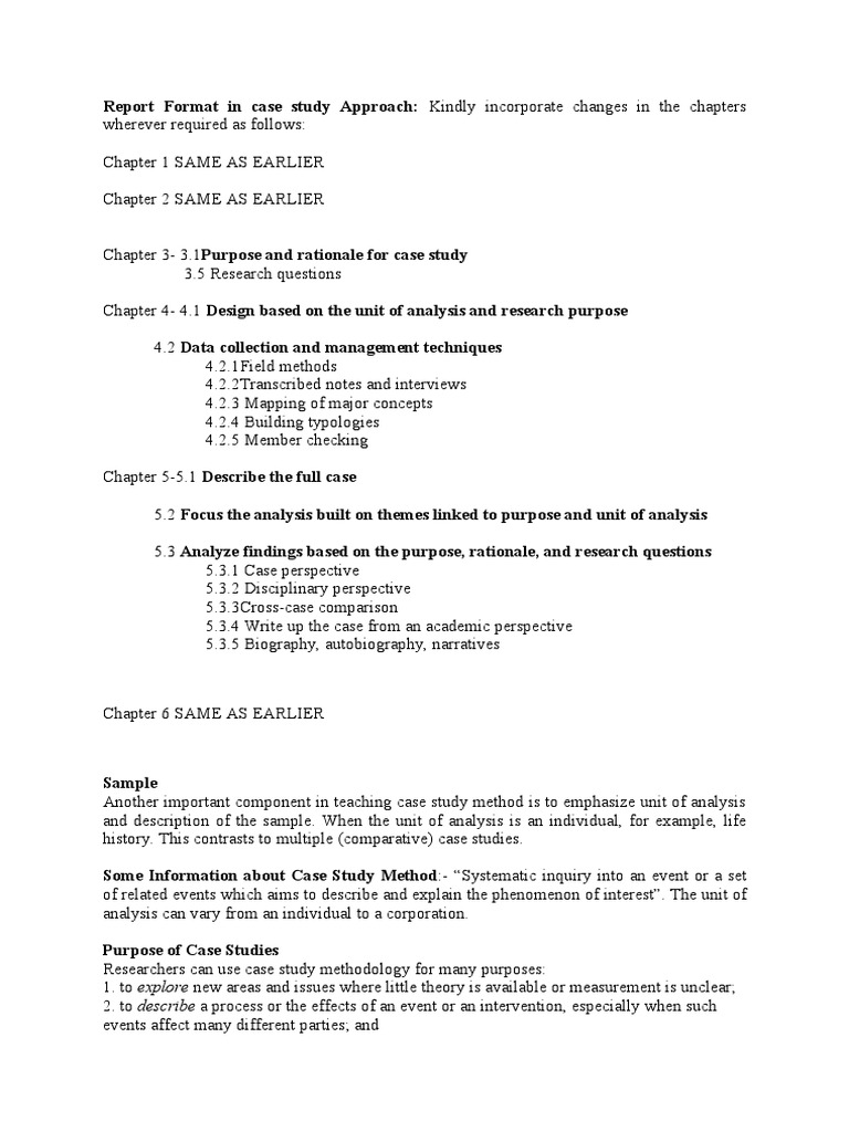 Case Study Methodology Overview | PDF | Case Study | Science