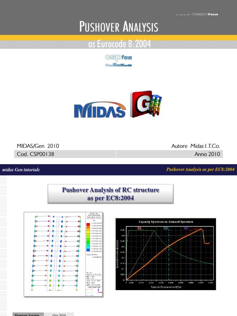 Pushover Analysis in MIDAS Gen | PDF | Engineering | Civil Engineering