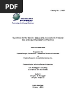 Seismic Design and Assessment of Natural Gas and Liquid Hydrocarbon Pipelines