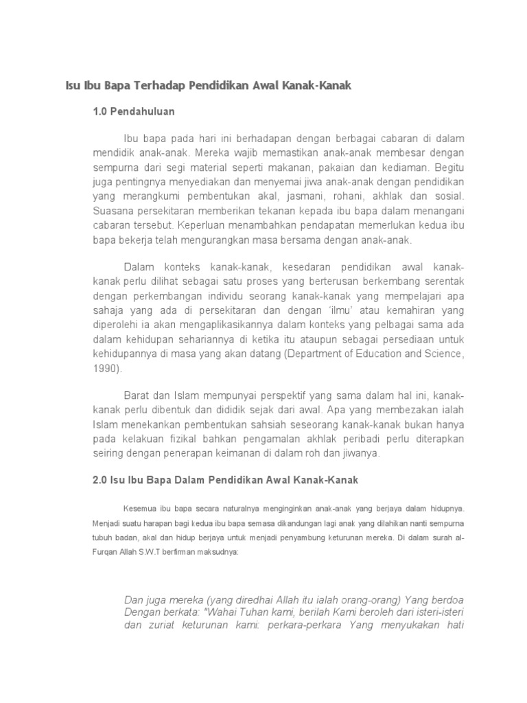 Contoh Surat Panggilan Ibu Bapa Anak Bermasalah