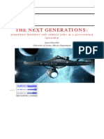 Luca Cinacchio :THE NEXT GENERATIONS:
population dynamics and cultural rules in a generational
spaceship
