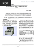 Introduction of Wafer Surface Grinding Machine Model GCG300