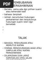 Download PEMBUBARAN PERKAHWINAN by sharizham SN21444629 doc pdf