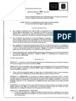 Resolución 401 de 2014