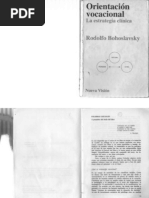 Orientacion Vocacional La Estrategia Clinica Bohoslavsky | PDF