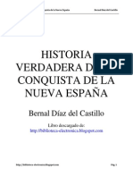Historia Verdadera de La Conquista de La Nueva Espana--bernal Diaz Del Castillo