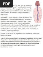 Scoliosis clinical & exercise