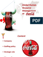 Global Human Resource Management at Coca Cola