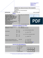 Calculo Anillo de Fundación para Tanques