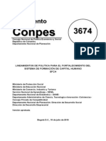 Documento CONPES 3674