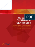 The Journey To Customer Centricity in Financial Inclusion