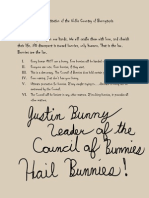 Bunnytopian Constitution