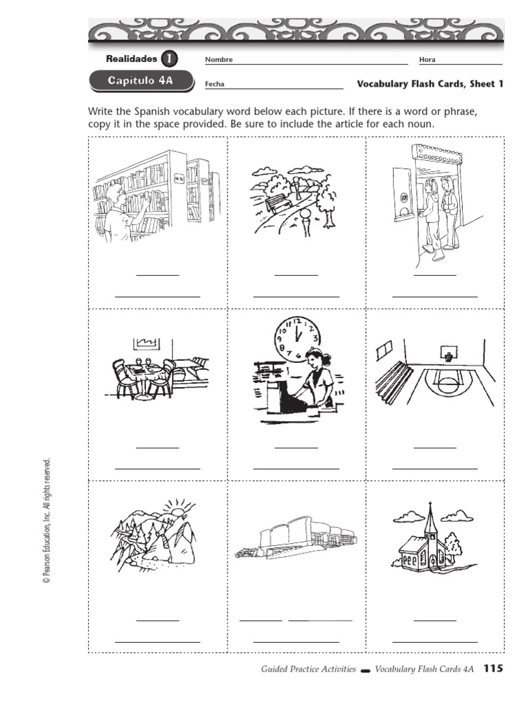 Guided 4a Packet Realidades