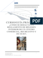 Reglamento Regimen Interior Centros Comerciales PDF